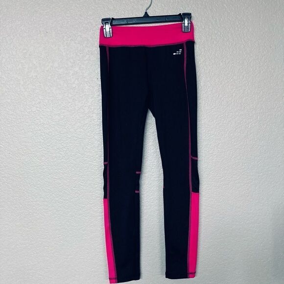 BCG Hot Pink Mesh Athletic Active Leggings S - Picture 2 of 6
